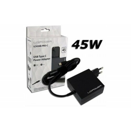 LC Power adapter LC45-PRO-C adaptera 45W/USB type c Slike
