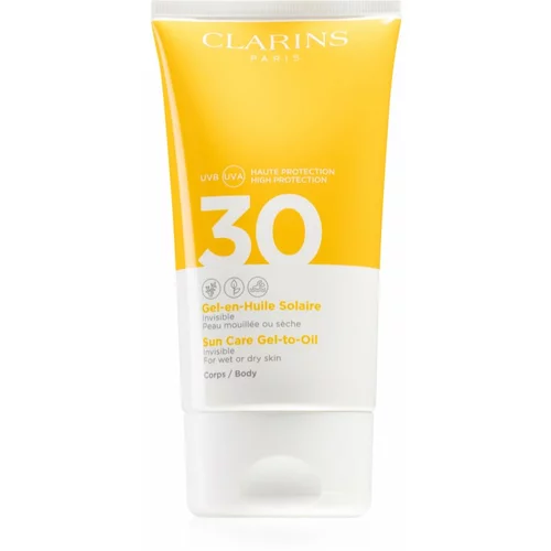 Clarins Sun Care Gel-to-Oil gel za sunčanje SPF 30 150 ml