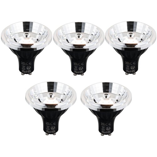 LUEDD Komplet 5 Pametna zatemljiva LED žarnica GU10 AR70 6W 500lm 2200-6500K Cene