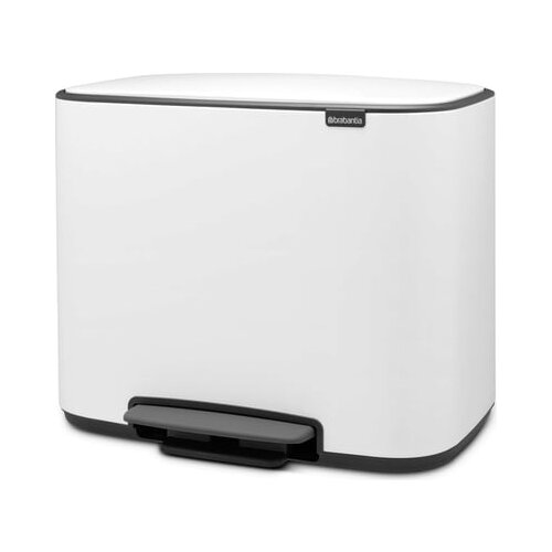 Brabantia Bo pedalni ko&amp;scaron; za smeti 36 L s plastičnim vložkom - White Slike