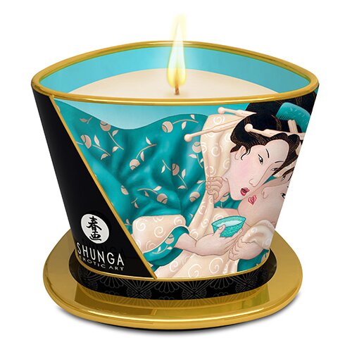 Shunga Masažna sveča - Island Blossoms, 170 ml Cene