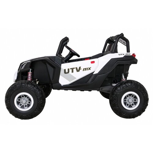 Lean Toys Otro&amp;scaron;ki avto akumulator Buggy UTV-MX 24V 4X4 bela lea Slike