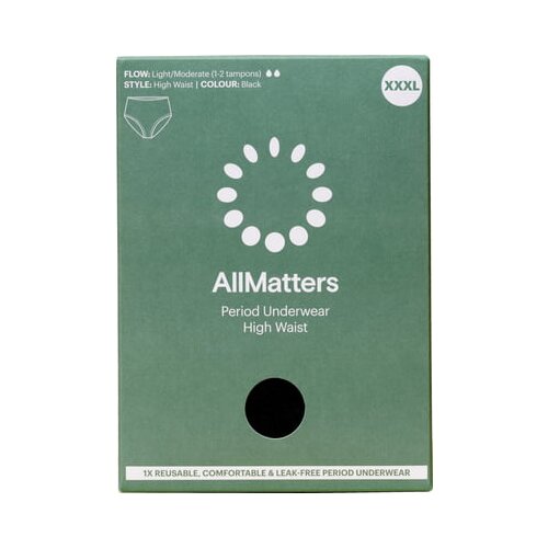 AllMatters Period Underwear High Waist Black - XXXL Cijene
