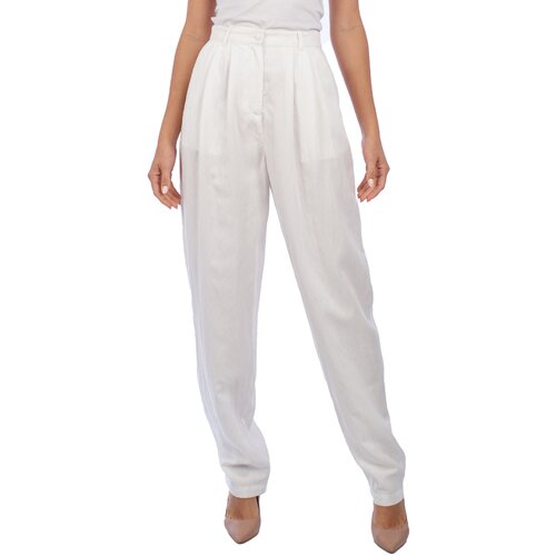 Emporio Armani Hlače 8N2P80-2NF3Z0101 Bela Cene