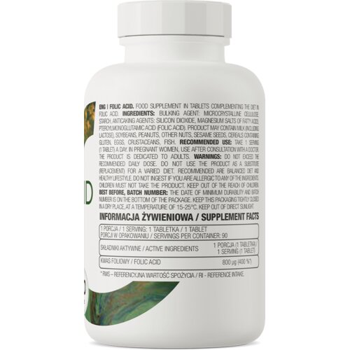 OSTROVIT folna kiselina 400mcg 90 tableta Slike
