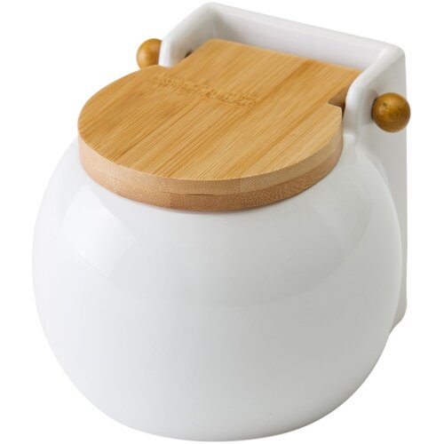 Unimasa Bela posoda za sol s pokrovom Casa Selección Ceramic, 700 ml Cene