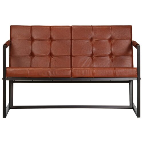 Maison Chic kavč - Sofa - Kanape dvosed rjav iz pravega kozjega usnja, (21727053) Cene