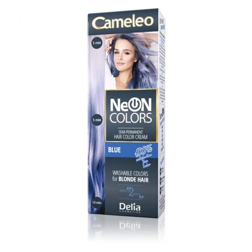 Delia CAMELEO - NEON COLORS Polutrajna farba za kosu - plava 60ml