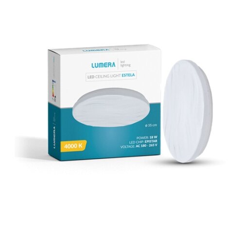  Plafonjera LED Lumera ESTELA, 18W 400k Zvjezdano nebo Cijene