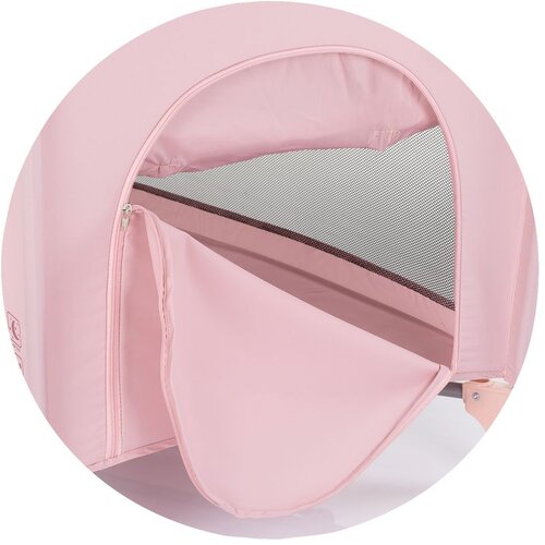 Chipolino putni krevetić s podlogom za prematanje Bella Pink Powder Slike