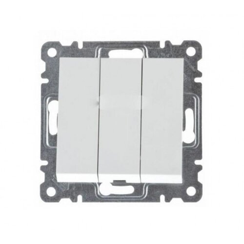 HAGER prekidač 3-struki ON-OFF 10A 250V Slike