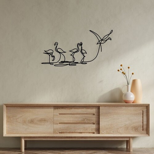 Wallity zidna dekoracija Flamingo 316 S, 10x15cm, Crna Cene