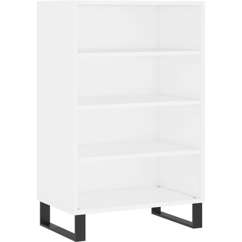 Maison Chic Visoka omara - Komoda - Predalnik bela 57x35x90 cm inženirski les, (21719583) Slike
