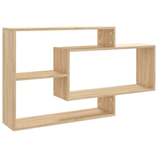 Maison Chic Stenske Police - Viseča polica sonoma hrast 104x20x58,5 cm inženirski les, (21758644) Slike
