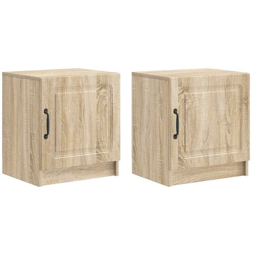  Noćni ormar 2 pcs Hrast sonoma 43 x 34 5 x 47 cm Cene