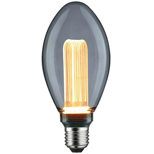 PAULMANN Inner Glow LED svetlobni vir Vintage v obliki žarnice E27 (E27, Ni mogoče zatemniti, Rumena, 80 lm, 3,5 W, Sveča, Barva: Steklo) Slike