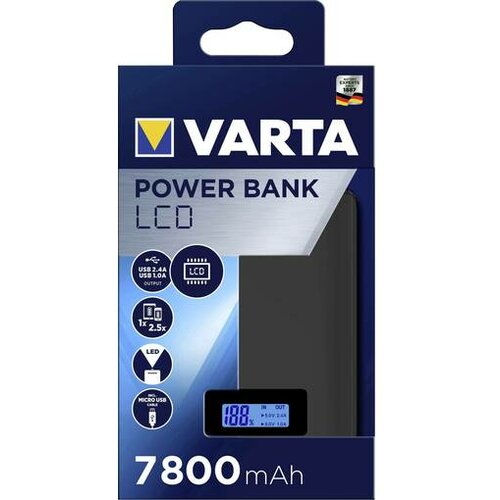 Varta powerbank eksterna baterija LCD 7800 mAh 57970101111 Slike