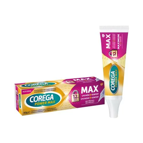 Corega Power Max Fixing + Comfort krema za pričvrstitev 40 g unisex