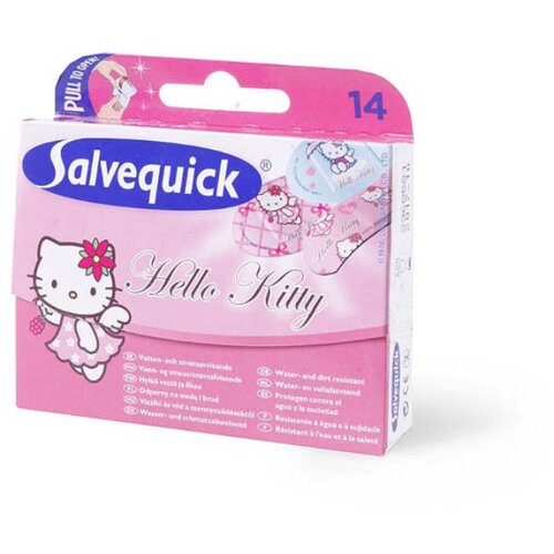Salvequick hello kitty sort &amp;amp; sensitive flasteri 14 komada Slike