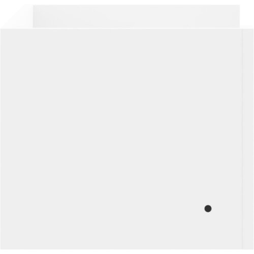  Zidna polica bijela 70,5 x 35 x 30,5 cm od konstruiranog drva Slike