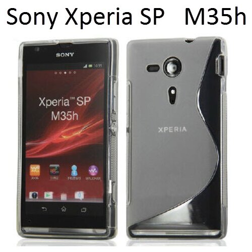  Gumijasti / gel etui S-Line za Sony Xperia SP M35h - prozorni Cene