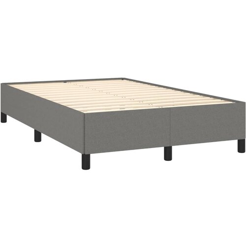  box spring s madracem tamnosivi 120 x 190 cm tkanina Slike
