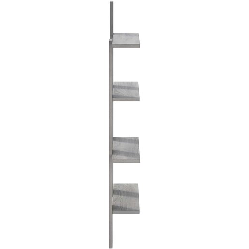  Polica na zidu Siva Sonoma 61 x 13,5 x 105 cm Konstruirano drvo Slike