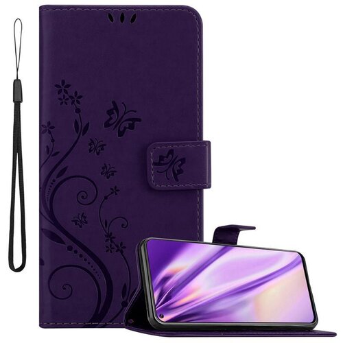 Cadorabo Samsung Galaxy A8s v klasična temno modra - ovitek v cvetličnem dizajnu z magnetnim zapiranjem, stoječo funkcijo in režami za kartice, (20559148) Cene