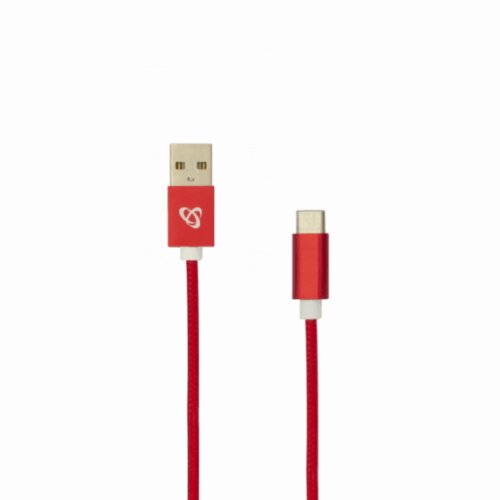 S Box Kabl USB A / Type C, Fruity 1,5 m, Red Cene