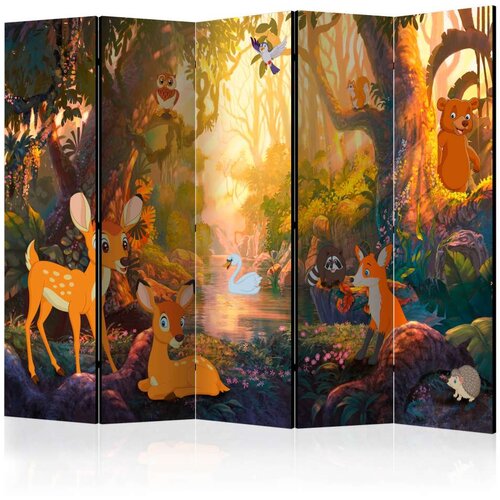  Paravan u 5 dijelova - Animals in the Forest II [Room Dividers] 225x172 Cijene