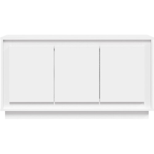  Komoda bijela 102 x 35 x 55 cm od konstruiranog drva Slike