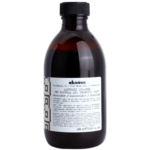 DAVINES Alchemic Shampoo Chocolate šampon za naglašavanje boje kose 280 ml