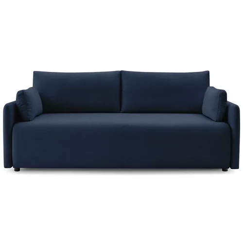 Bobochic Paris Tamno plava sklopiva sofa 211 cm Marcel –