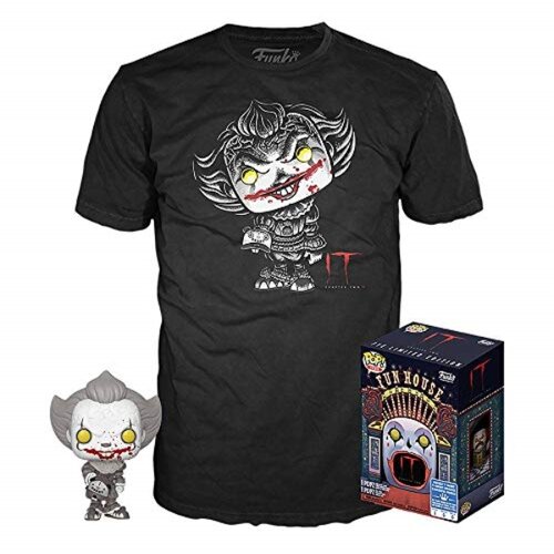Funko unisex kid&amp;#039;s pop stephen kings es pennywise figura in majica (velikost m), večbarvna, x-garge, (20838832) Slike