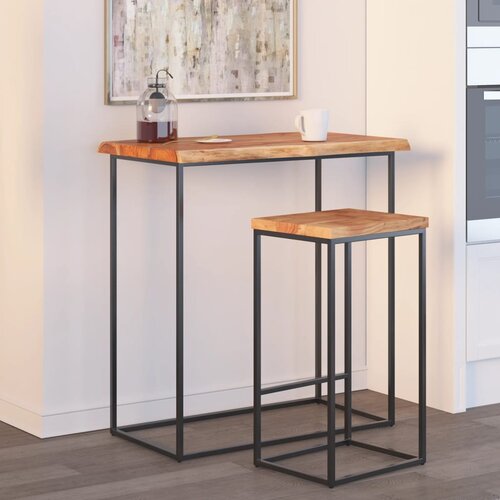 vidaXL Stolna ploča 60x60x2 5 cm četvrtasta od bagrema sa živim rubom Cijene