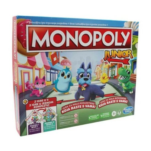 Monopoly junior drustvena igra ( F8562 ) Slike