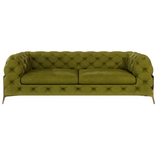 Ropez Zelena bar&amp;scaron;unasti sofa 225 cm Chelsea Bis &amp;ndash; Slike