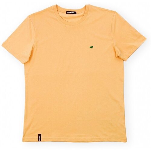 Organic Monkey Majice s kratkimi rokavi Prince T-Shirt - Yellow Mango Rumena Slike