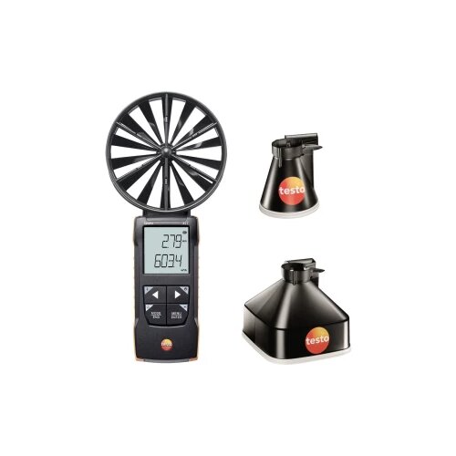 testo 417 set 1 – krilni anemometar s mjernim lijevcima 417-1 anemometar 0.3 do 20 m/s Cijene