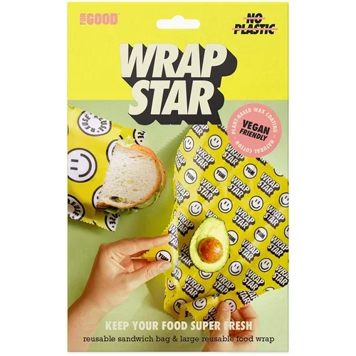 Luckies of London vrečka in ovitek za sendviče za večkratno uporabo Wrap Star