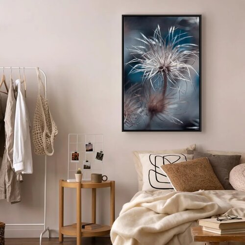  Slika - Plant in Blues (1 Part) Vertical 60x90 Slike