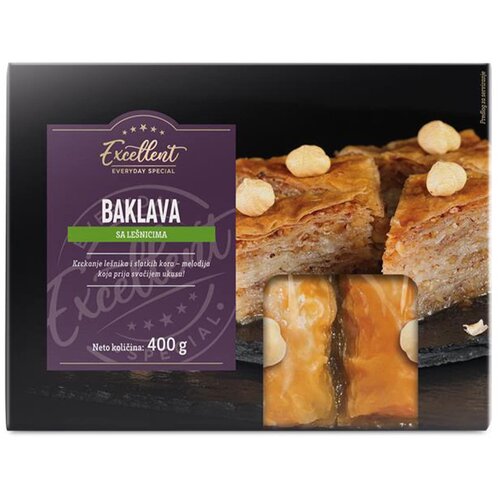 Excellent Baklava sa lesnikom 400g Cene
