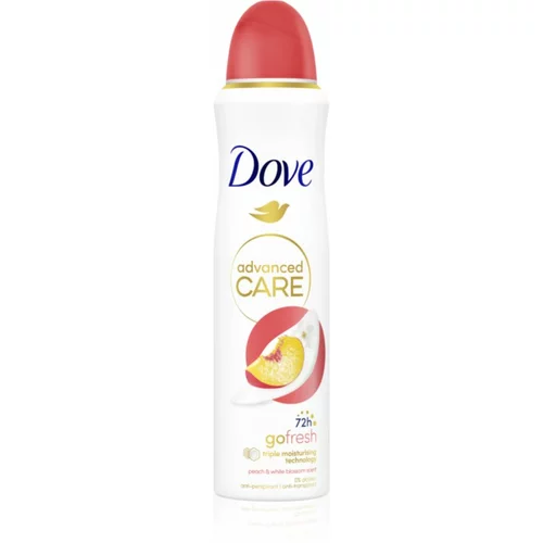Dove Advanced Care Antiperspirant antiperspirant u spreju 72h Peach & White Blossom 150 ml