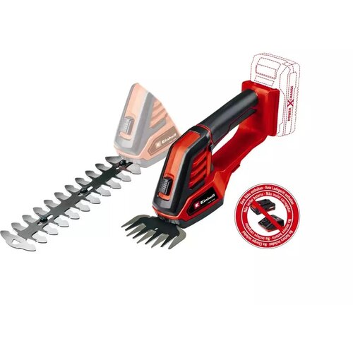 Einhell GE-CG 18 /100 cordless grass shear 8 mm 18 V Lithium-Ion (Li-Ion) Black, Red Cijene