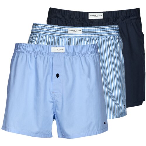 Tommy Hilfiger 3P WOVEN BOXER PRINT X3 Blue Slike