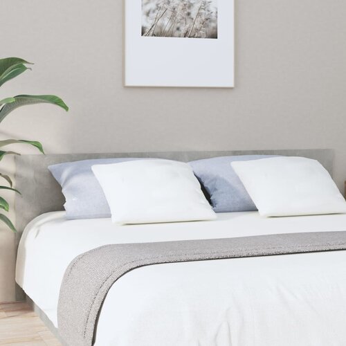 vidaXL Uzglavlje za krevet siva boja betona 200 x 1,5 x 80 cm drveno Cene
