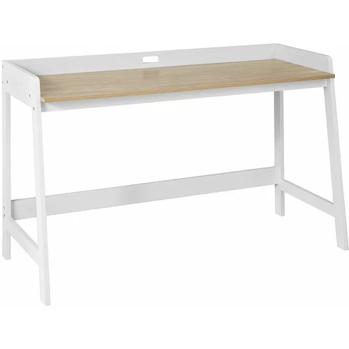 SoBuy računalniška miza za domačo pisarno bele barve v skandinavskem slogu, (20815244)