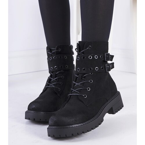 Gemre Black women's lace-up ankle boots Fallkirk Cijene