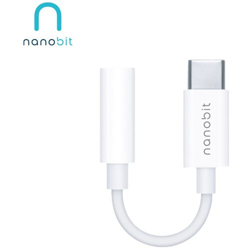 Nanobit adapter za slu&amp;scaron;alice NB305 type-c na 3,5 mm Slike