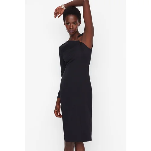 Trendyol Black Accessory Woven Dress